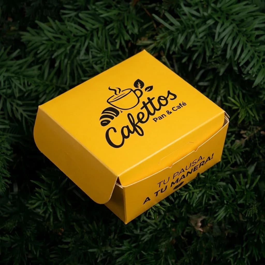 Caja Pequeña Cafettos Amarilla