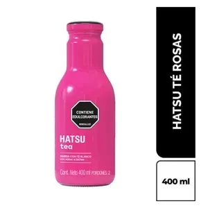 TE HATSU FUCSIA - TE BLANCO Y LYCHEE 400 ML